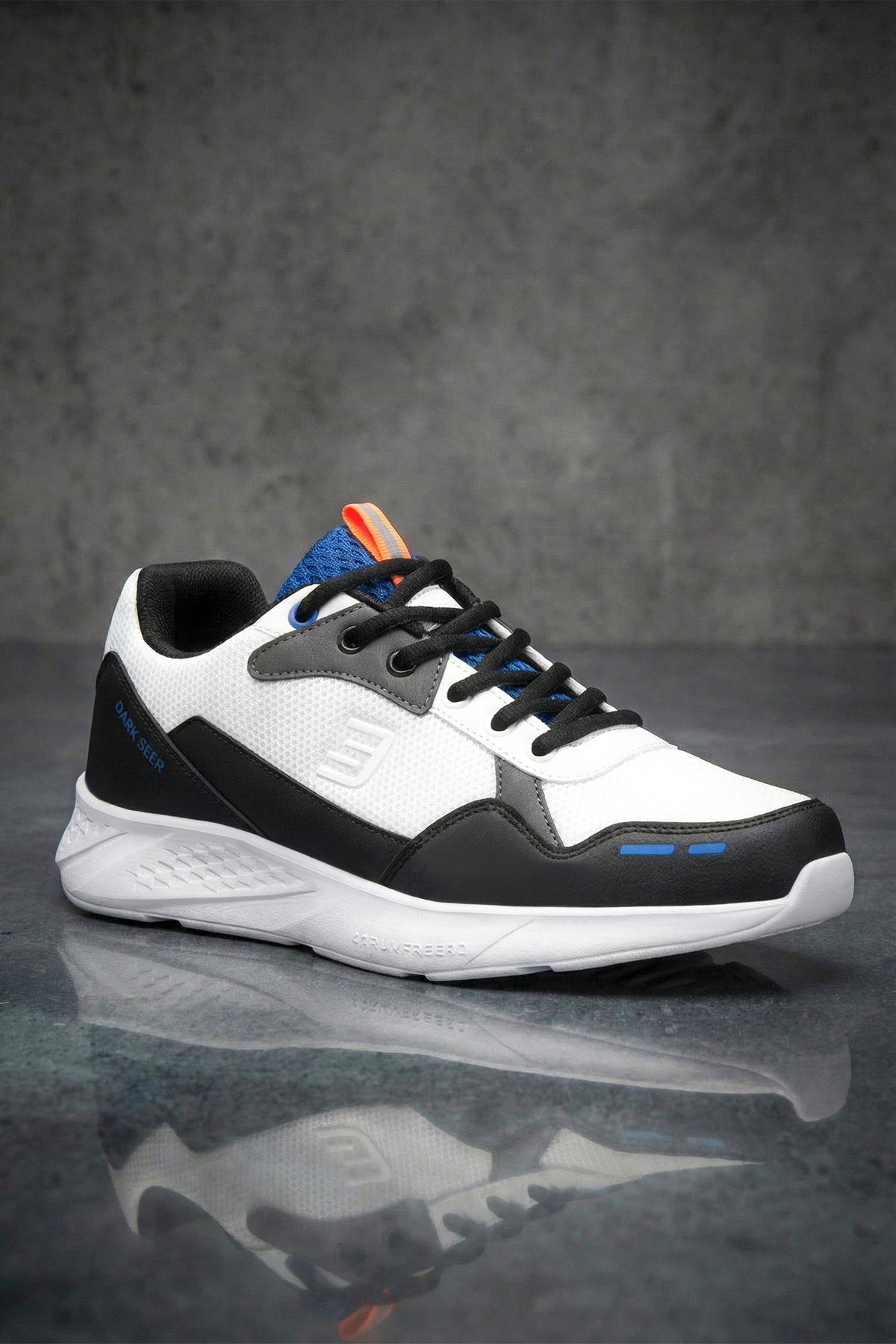 Unisex Sneaker Spor Ayakkabı 2026 - DS Rolando - Beyaz Mavi
