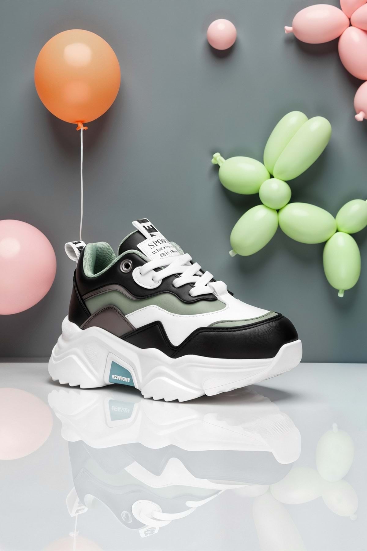 Kids DS 2110 Beyaz Siyah Çocuk Sneaker