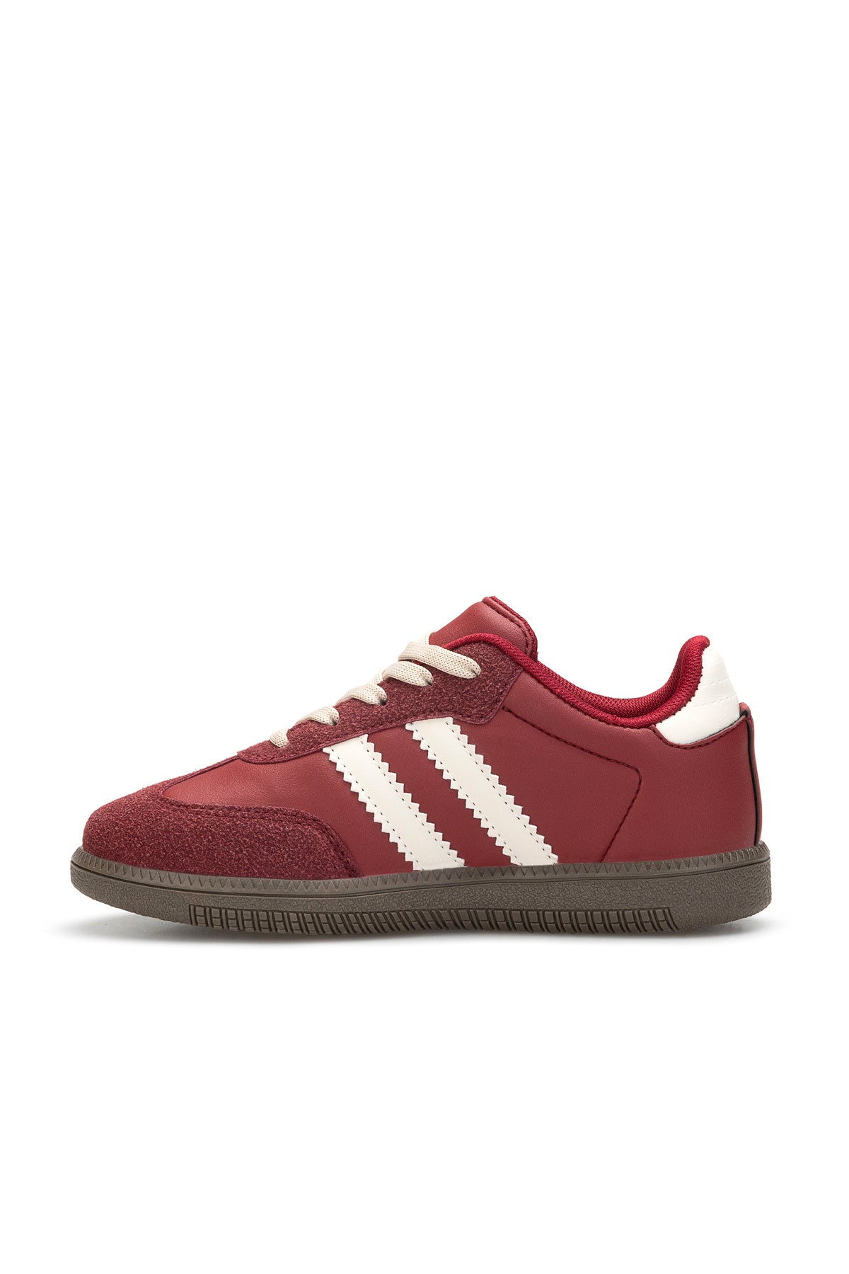 DS ChaCha Kids Bordo Bej Çocuk Sneaker