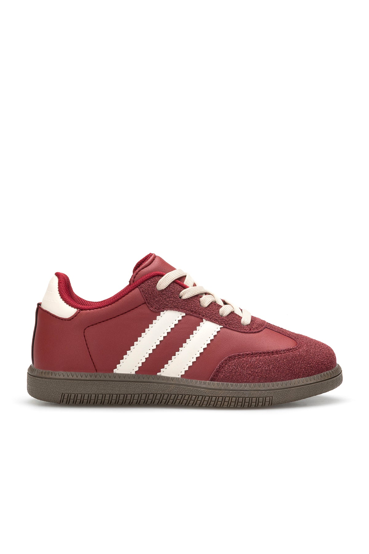 DS ChaCha Kids Bordo Bej Çocuk Sneaker