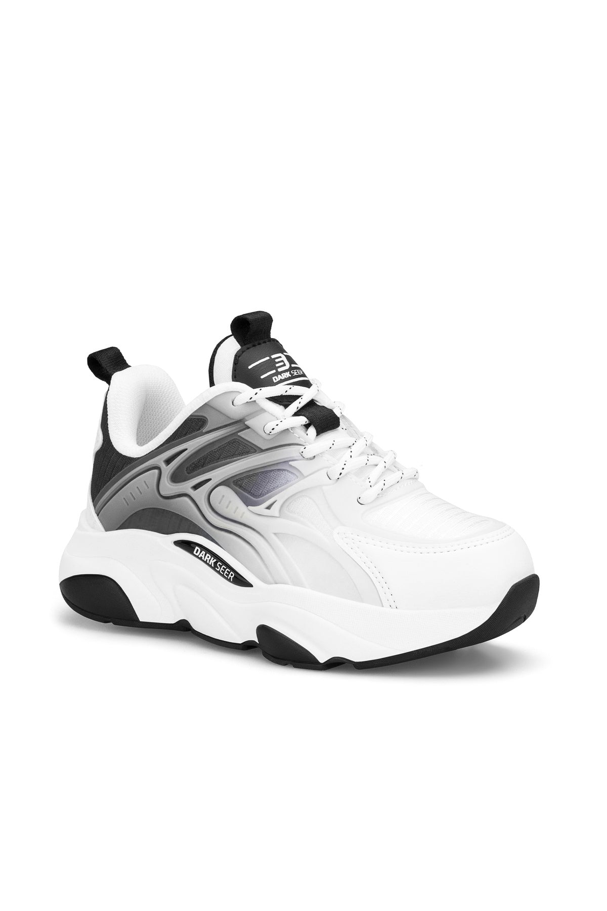 Kids DS STORM Beyaz Siyah Çocuk Sneaker