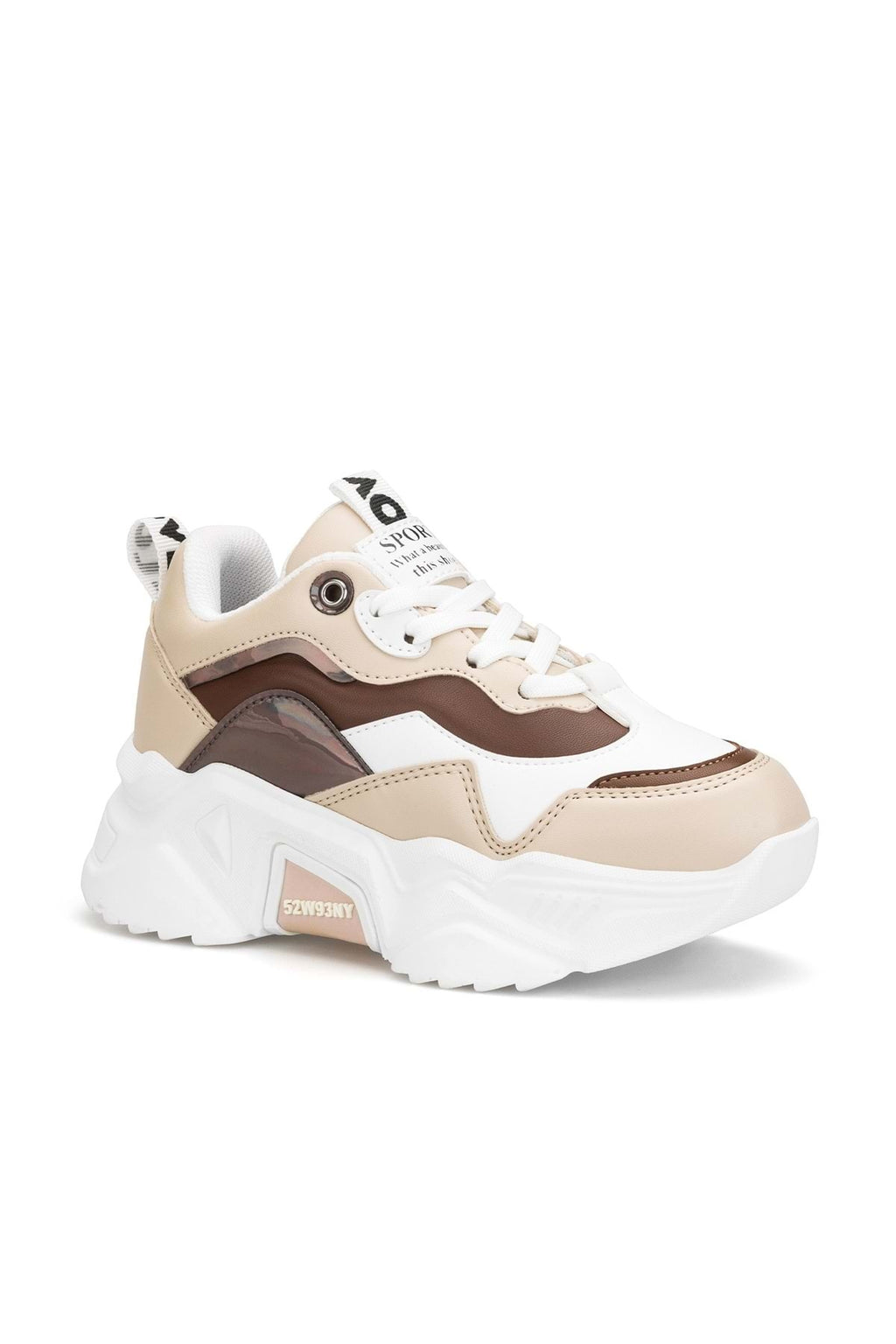 Kids DS 2110 Beyaz Taba Çocuk Sneaker