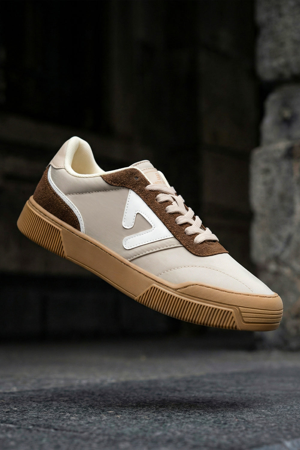 Erkek Sneaker Spor Ayakkabı 2026 - DS Midas — Bej Kahverengi