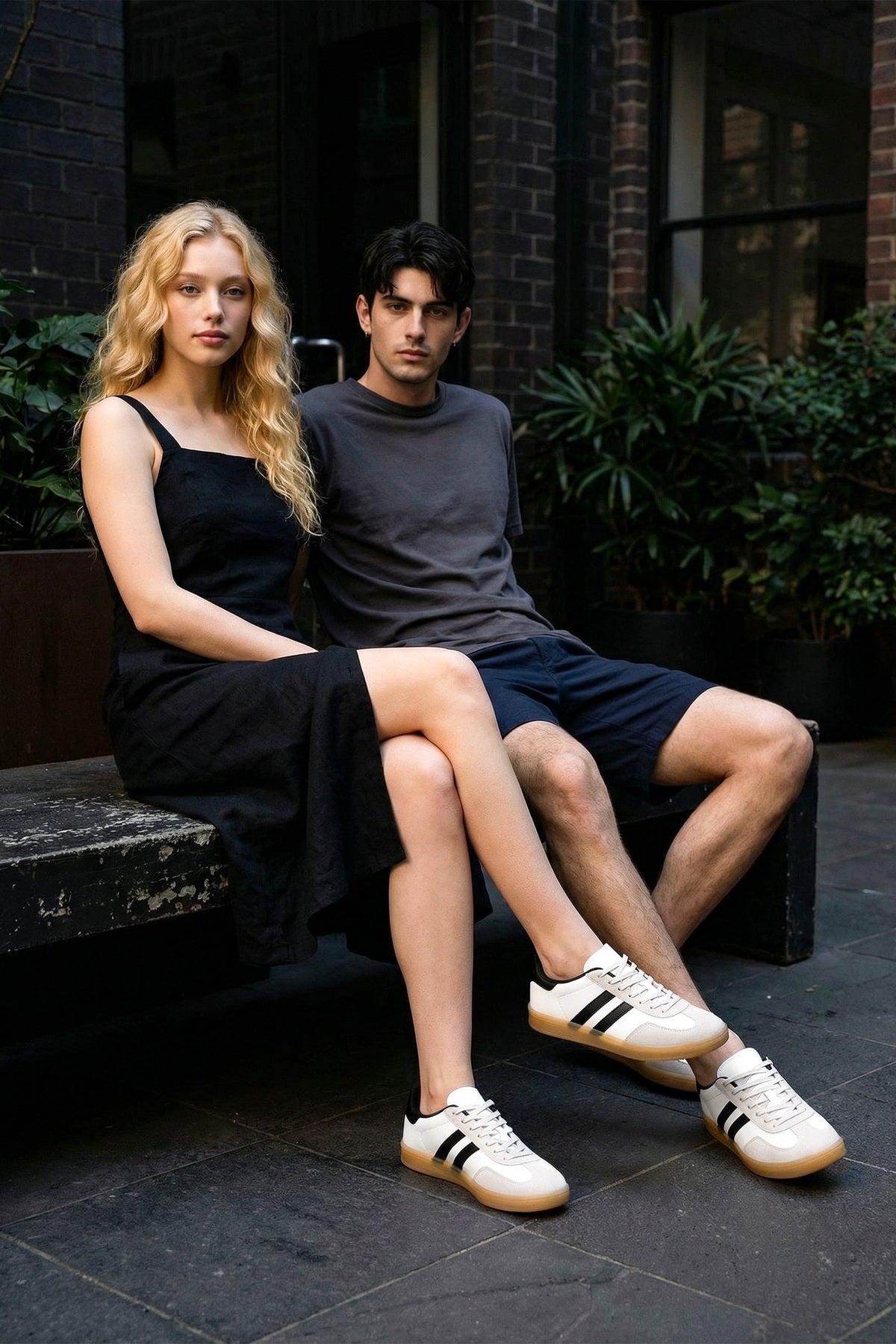DS ChaCha S. Beyaz Siyah Unisex Sneaker