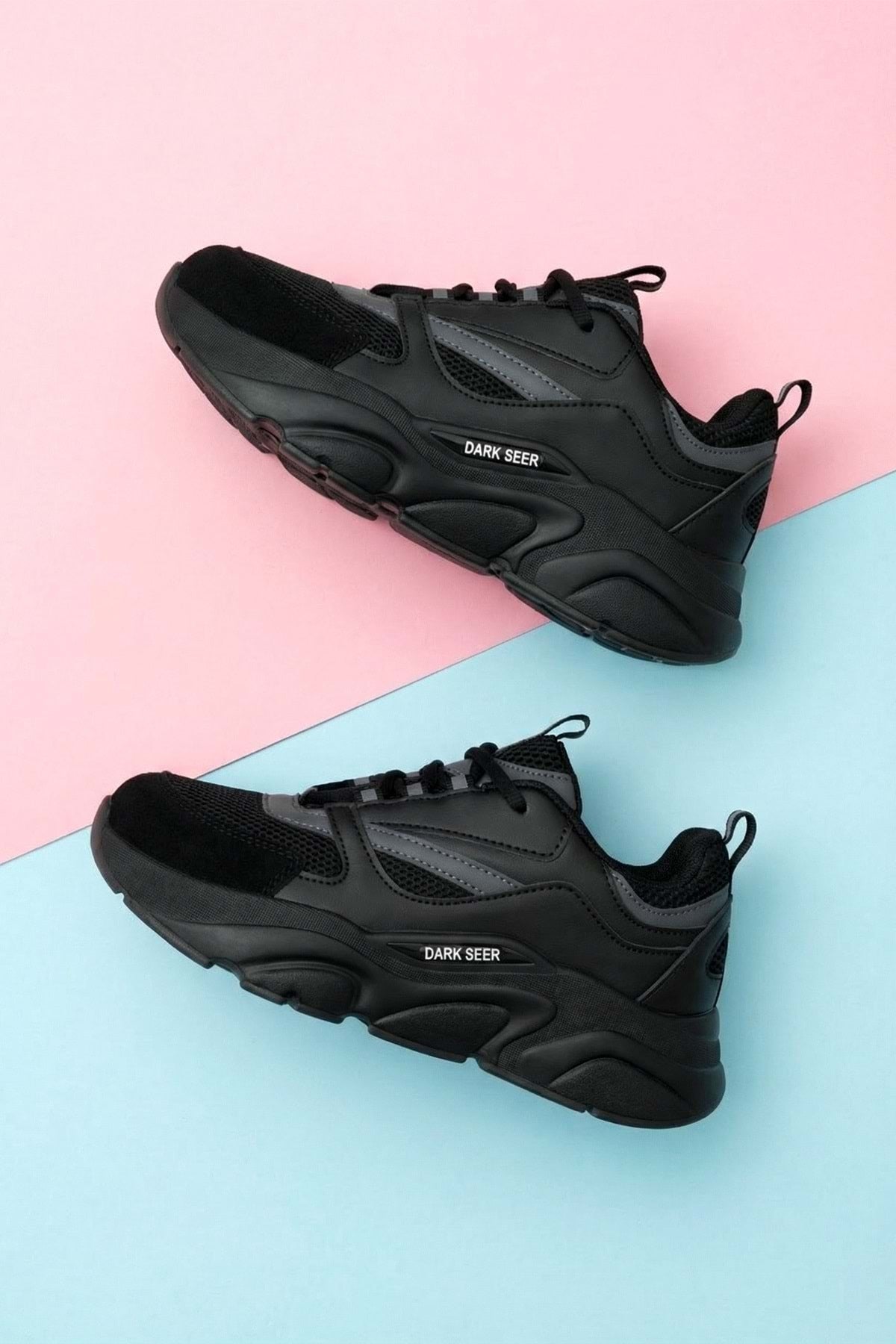 Kids DS 1838 Siyah Çocuk Sneaker Günlük Spor Ayakkabı