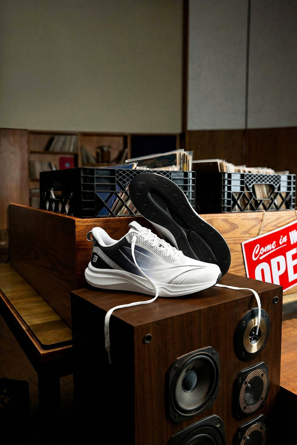 Unisex Sneaker Spor Ayakkabı 2026 - DS SPECTRE - Beyaz Siyah