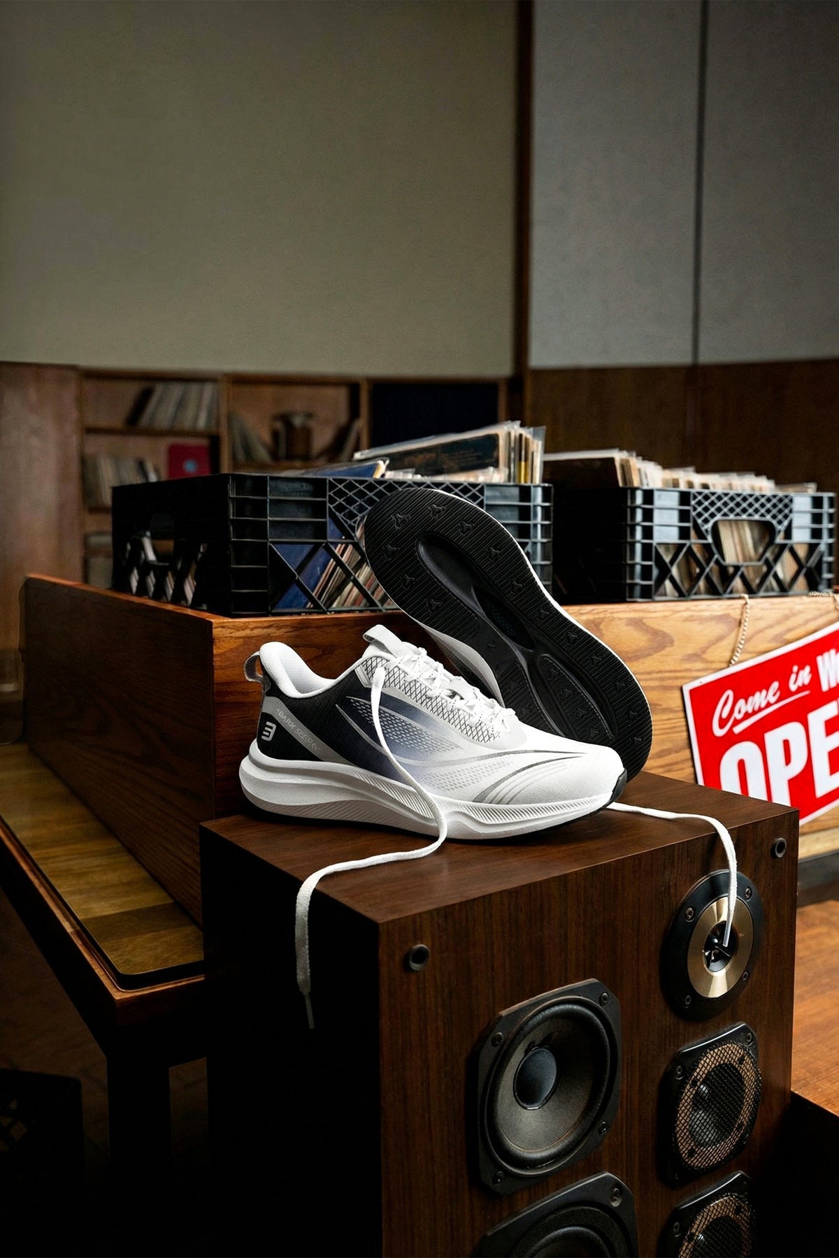 Unisex Sneaker Spor Ayakkabı 2026 - DS SPECTRE - Beyaz Siyah
