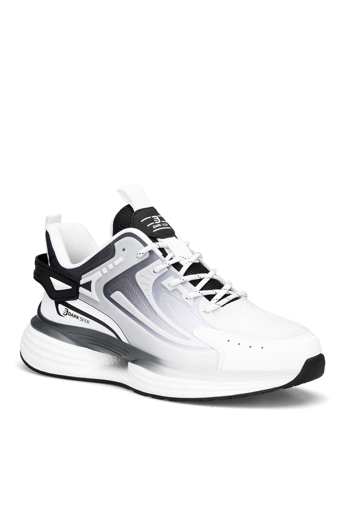 Erkek Sneaker Spor Ayakkabı 2026 - DS Enigma - Beyaz Siyah