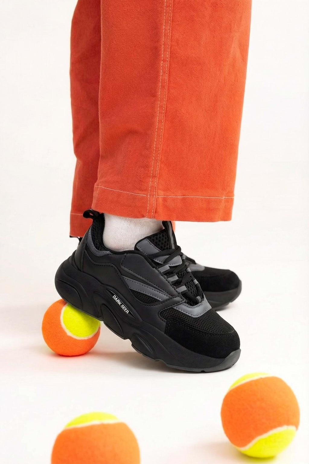 Kids DS 1838 Siyah Çocuk Sneaker Günlük Spor Ayakkabı