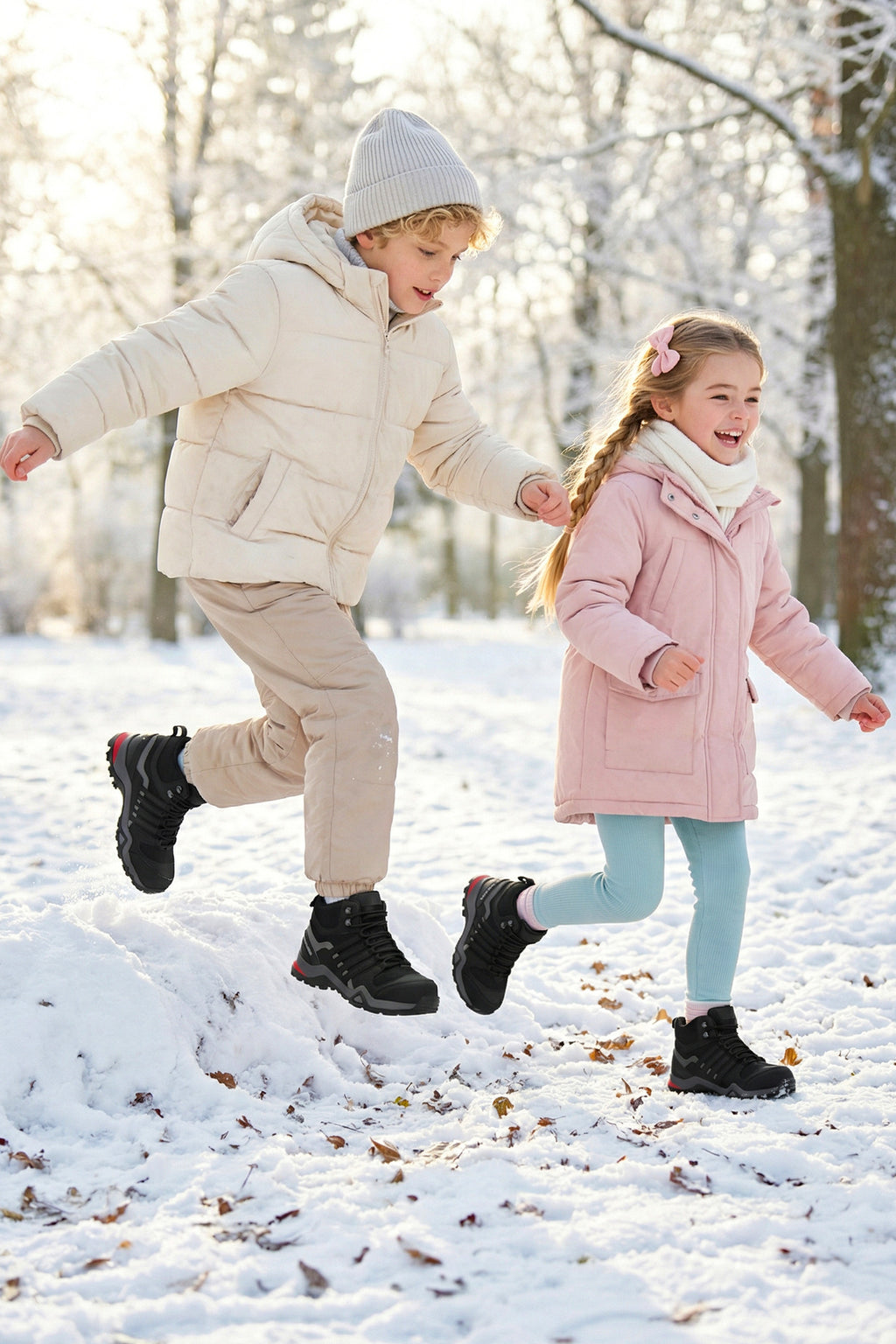 Kids DS Montana Siyah Çocuk Outdoor Trekking Günlük Bot