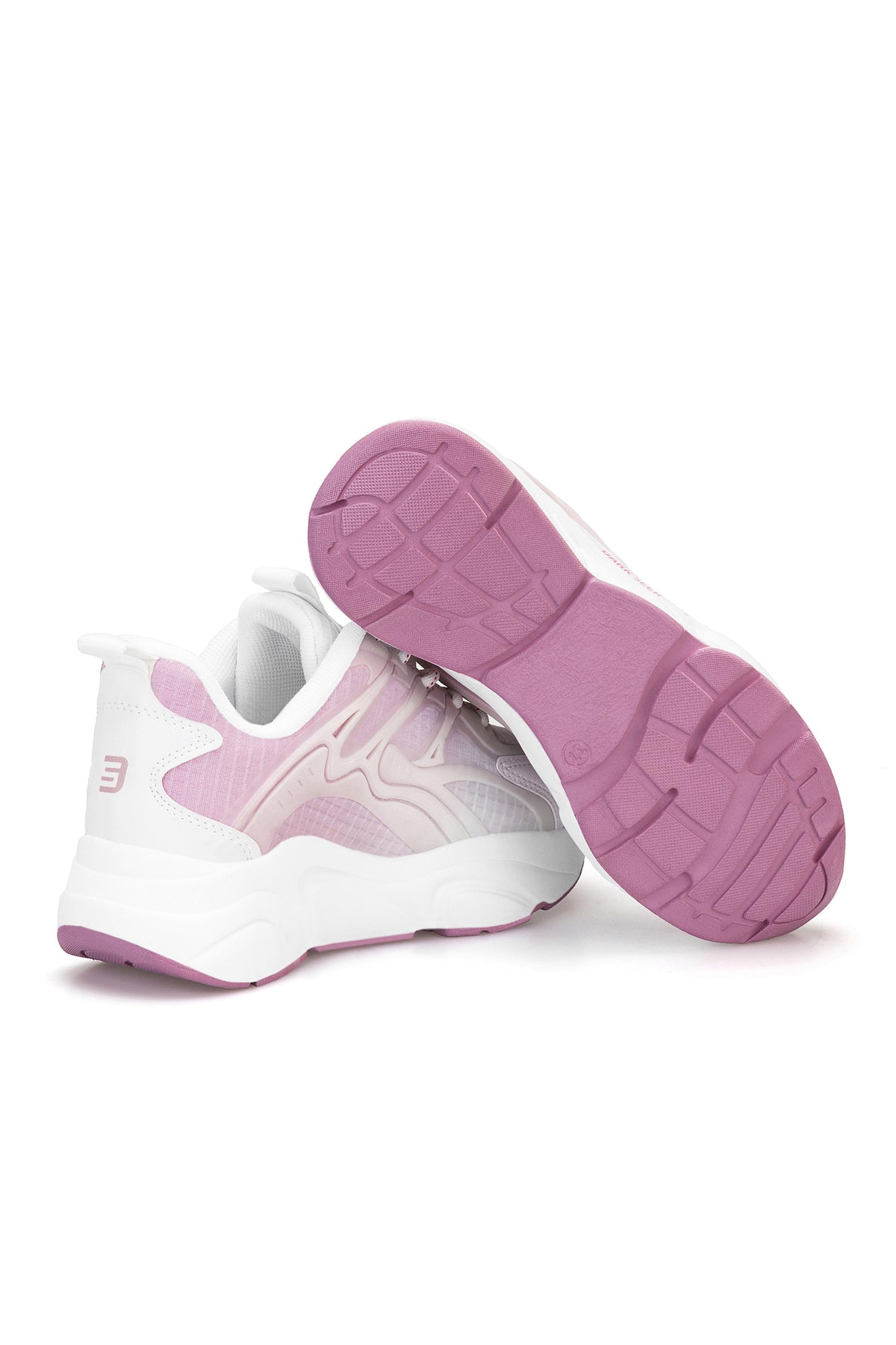 Unisex Sneaker Spor Ayakkabı 2026 - DS STORM - Beyaz Lila