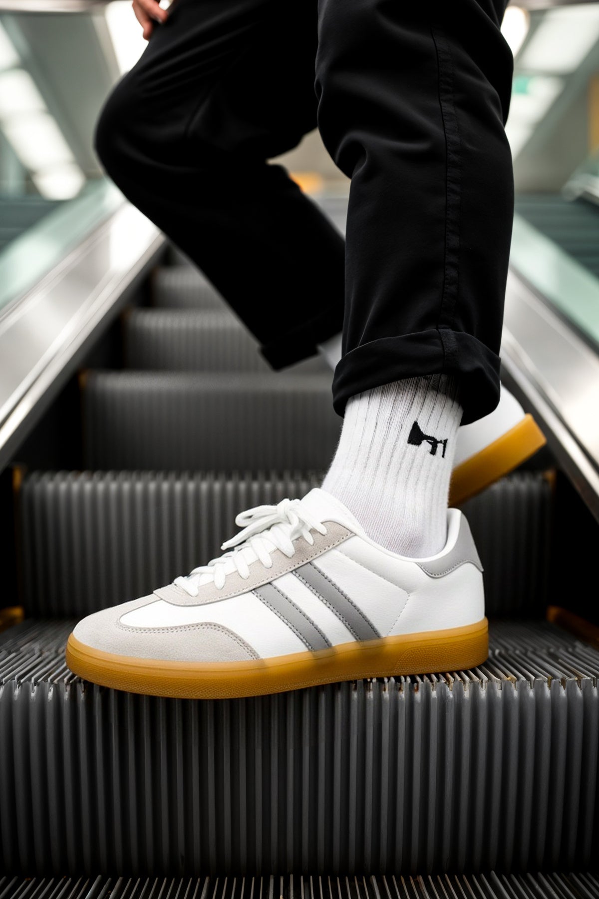 DS ChaCha S. Beyaz Gri Unisex Sneaker