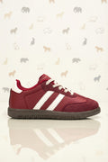 Çocuk Sneaker Spor Ayakkabı 2026 - DS ChaCha Kids - Bordo Bej