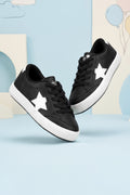 Kids DS Oracle Siyah Bej Çocuk Sneaker Günlük Spor Bağcıklı Ayakkabı - Siyah Bej