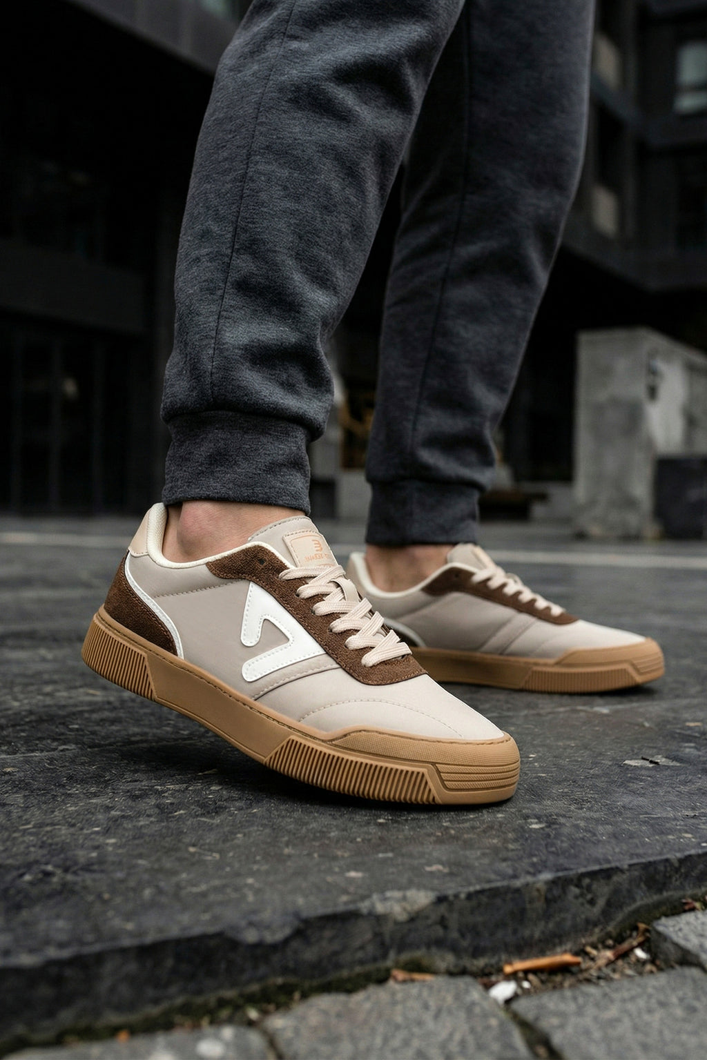 DS Midas Bej Kahverengi Erkek Sneaker Günlük Spor Ayakkkabı