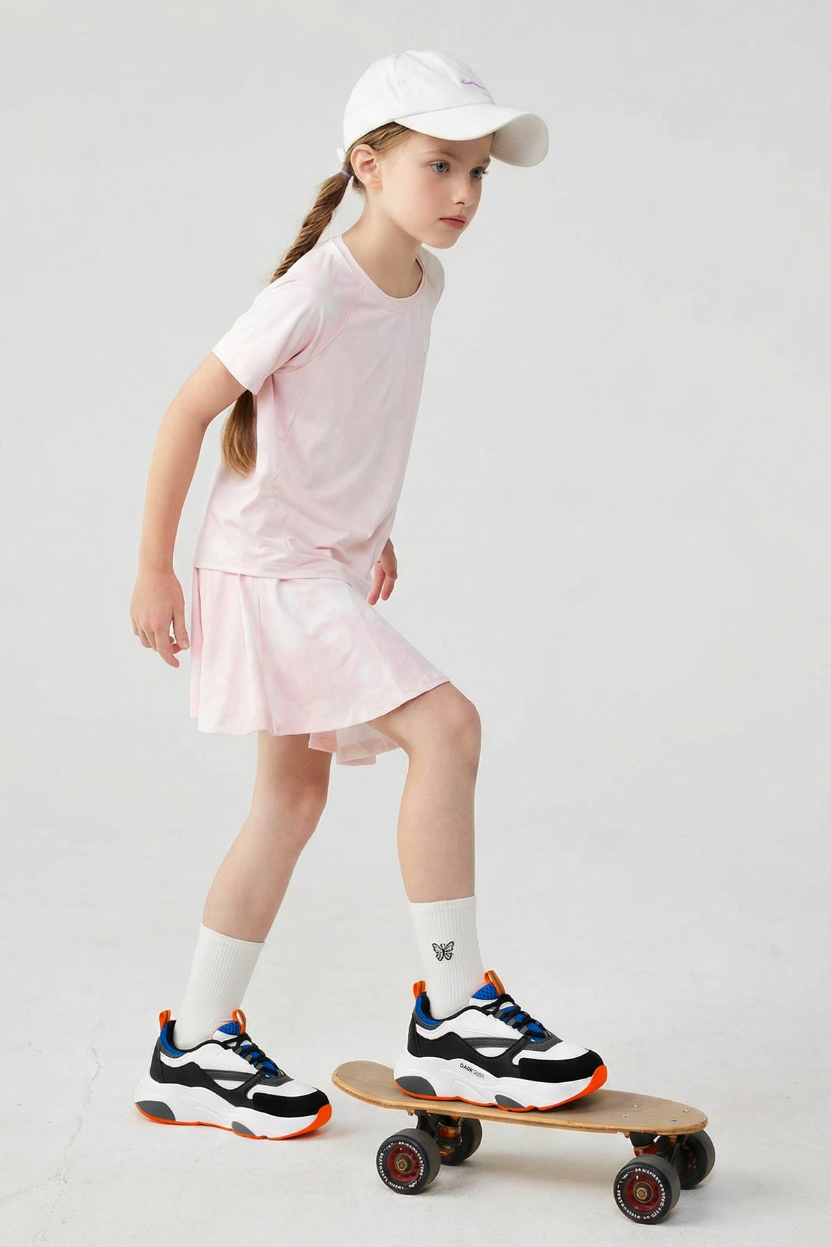 Çocuk Sneaker Spor Ayakkabı 2026 - Kids DS 1838 - Beyaz Mavi