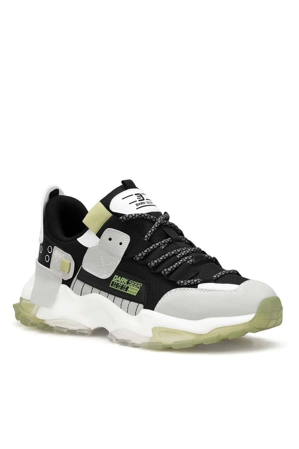 Erkek Sneaker Spor Ayakkabı 2026 - DS Nordes — Siyah Yeşil
