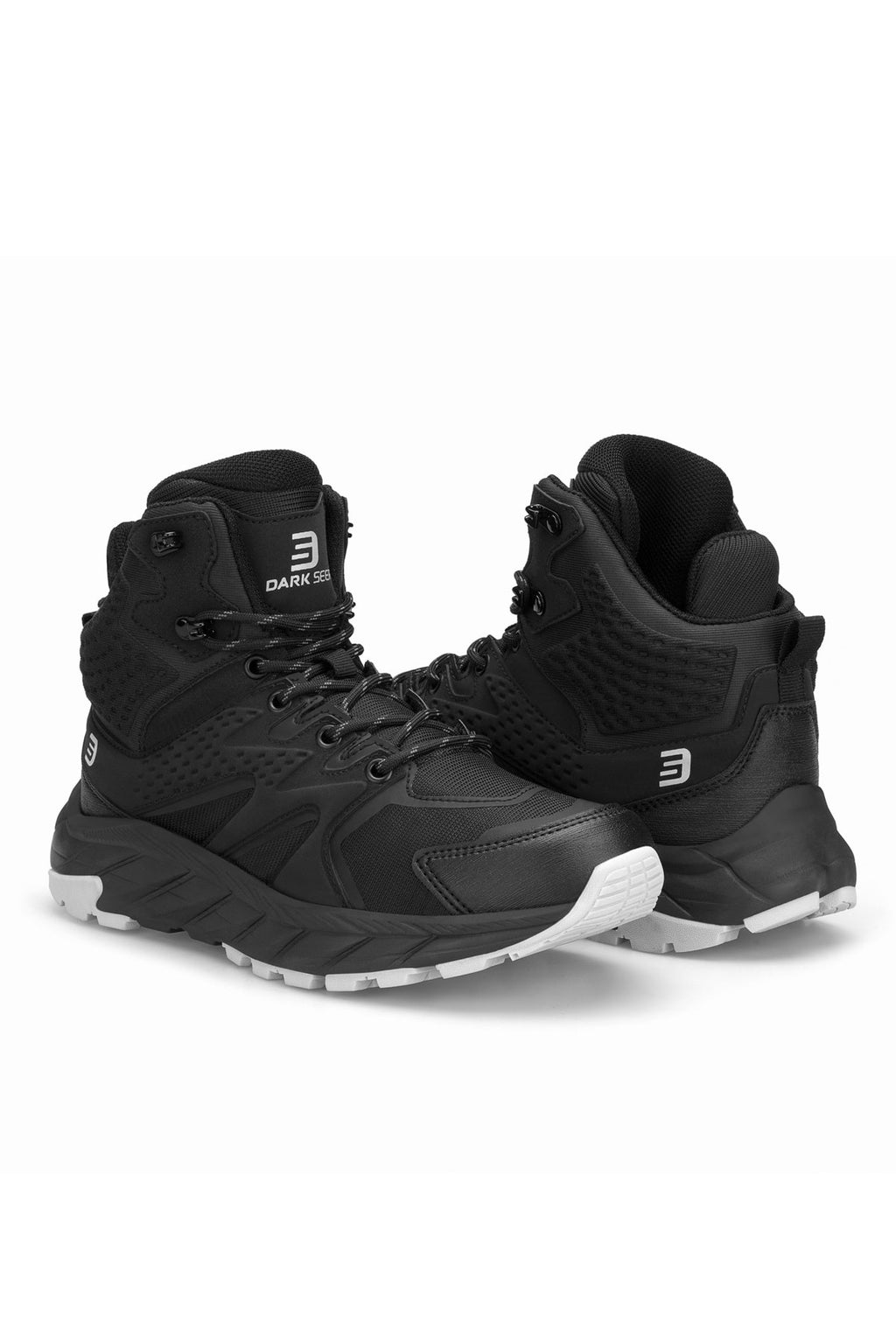 DS Aghanim Siyah Unisex Spor Bot Sneaker Günlük Ayakkabı