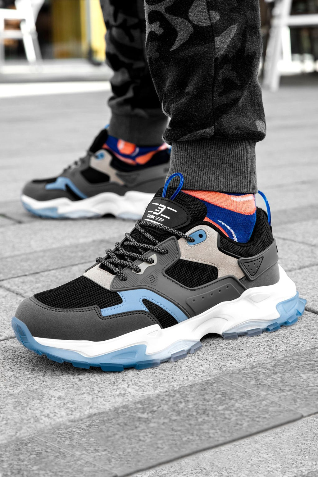 Erkek Sneaker 2026 - DS Gestor - Siyah Mavi