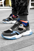 Erkek Sneaker 2026 - DS Gestor - Siyah Mavi