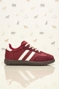 DS ChaCha Kids Bordo Bej Çocuk Sneaker