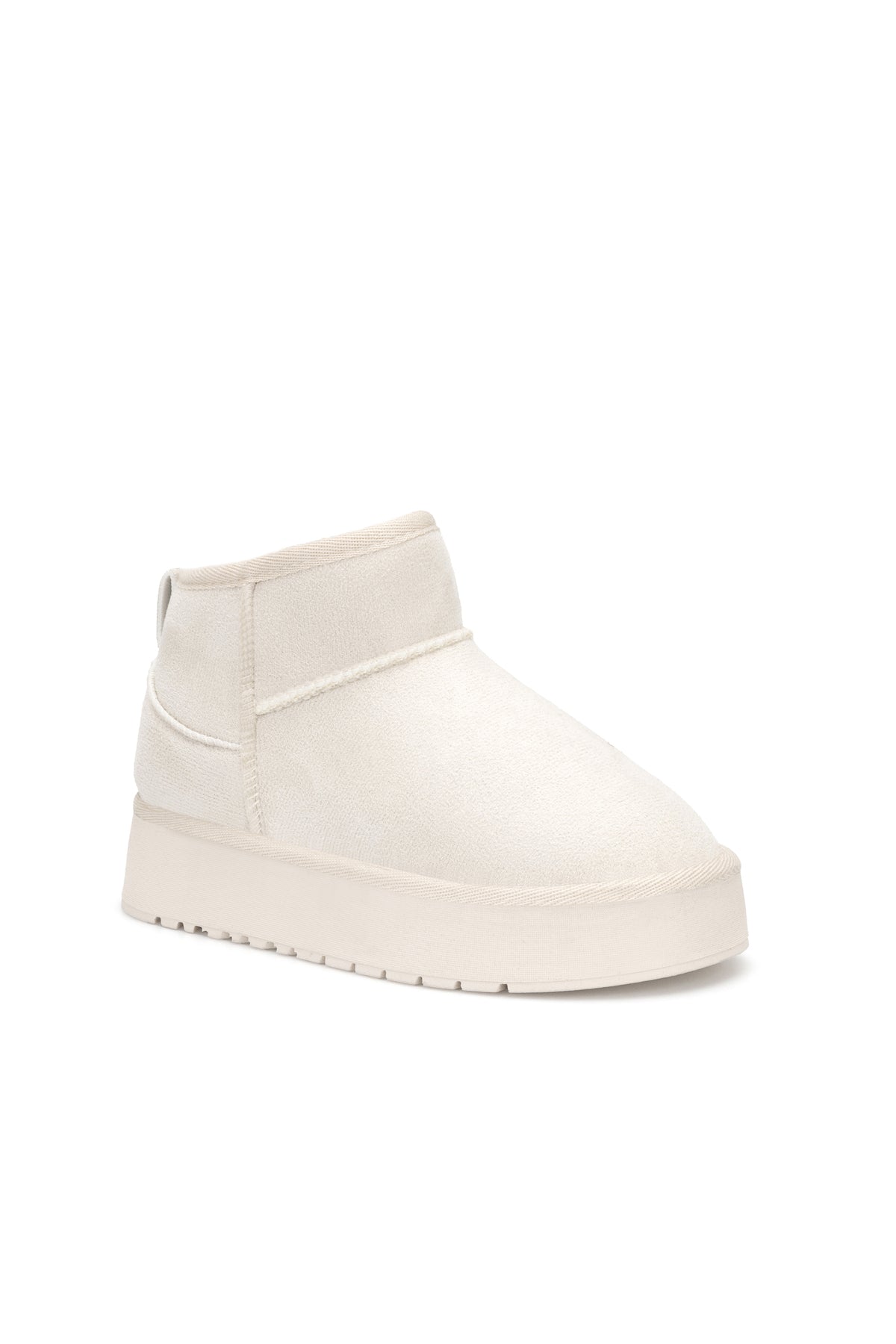 Kids DS Snie C. Bej Kız Çocuk Kürklü Bot Günlük Ayakkabı Sneaker