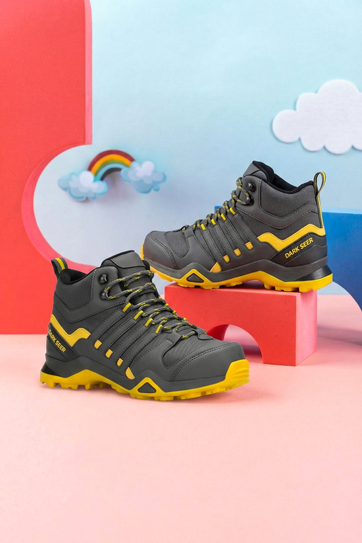 Kids DS Montana Füme Çocuk Outdoor Trekking Günlük Bot