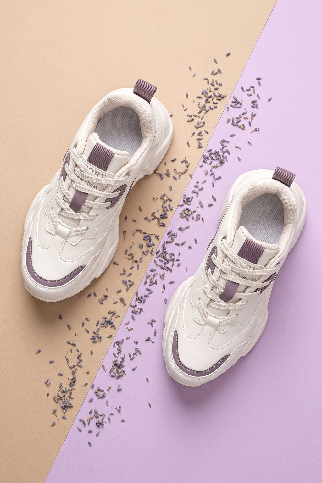 Kadın Sneaker Spor Ayakkabı 2026 - DS.PMD239K2110 - Bilekli Mor