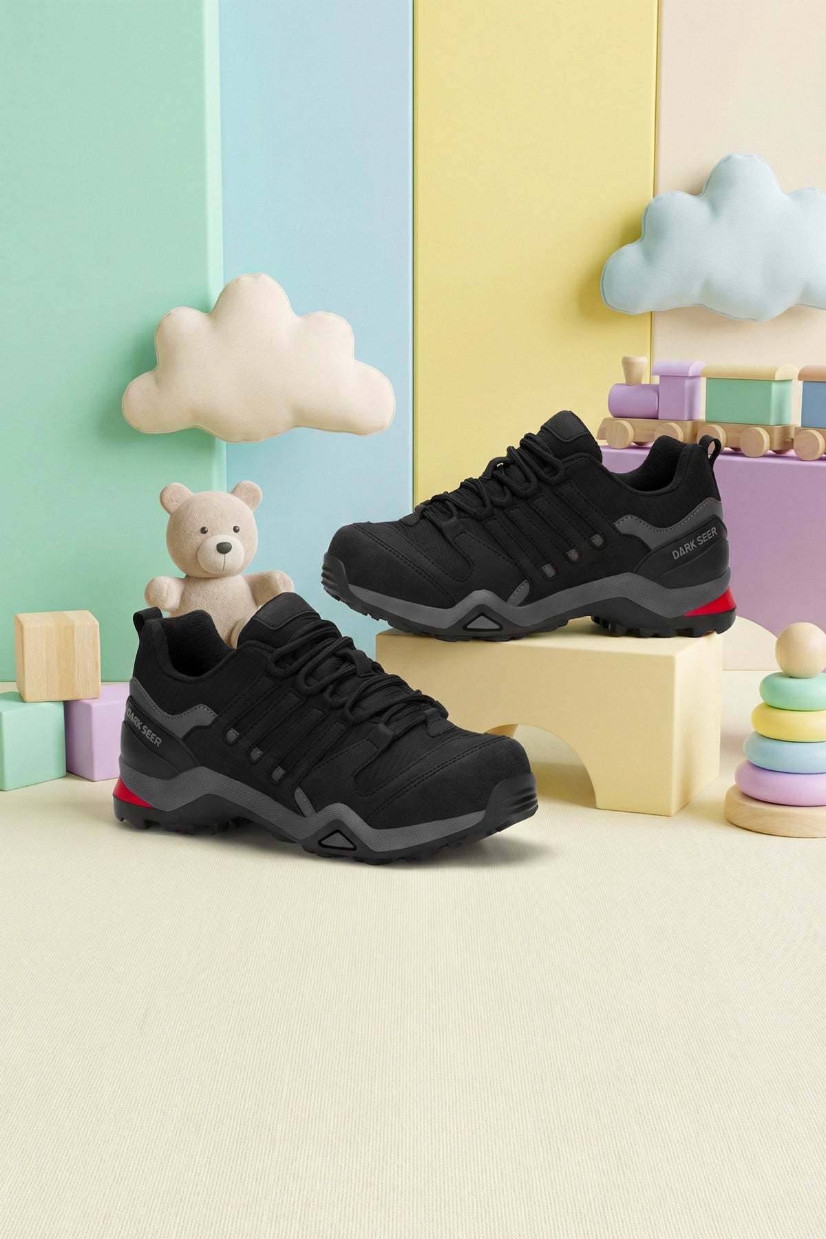 Kids DS Montana Siyah Kısa Çocuk Outdoor Trekking Günlük Bot