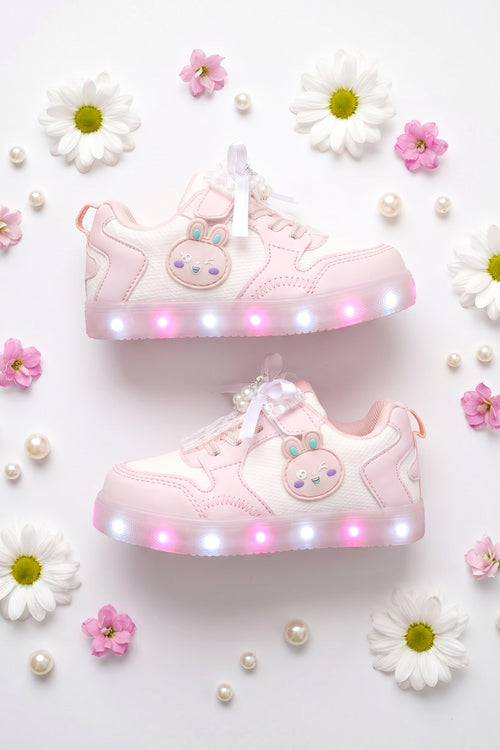 Çocuk Işıklı Sneaker Spor Ayakkabı 2026 - Kids DS Chen - Pudra