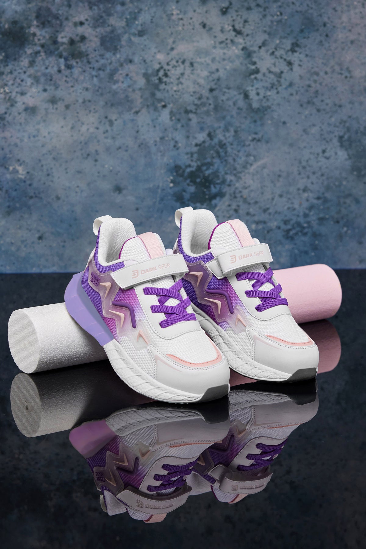 DS Mirana Beyaz Mor Çocuk Sneaker