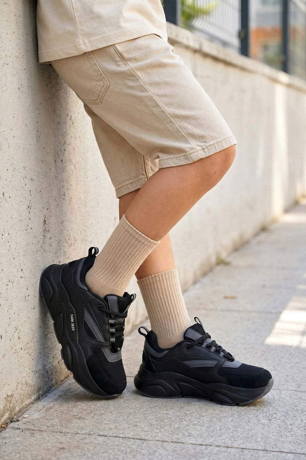Kids DS 1838 Siyah Çocuk Sneaker Günlük Spor Ayakkabı