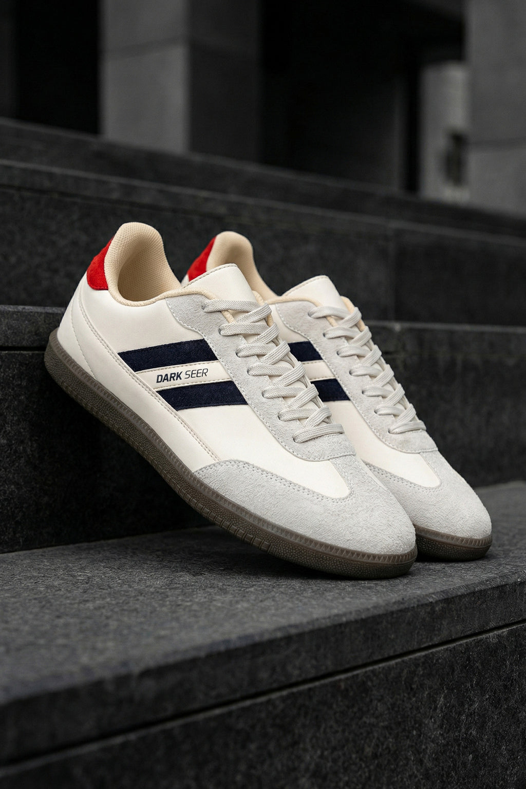 DS Satry Bej Lacivert Unisex Sneaker
