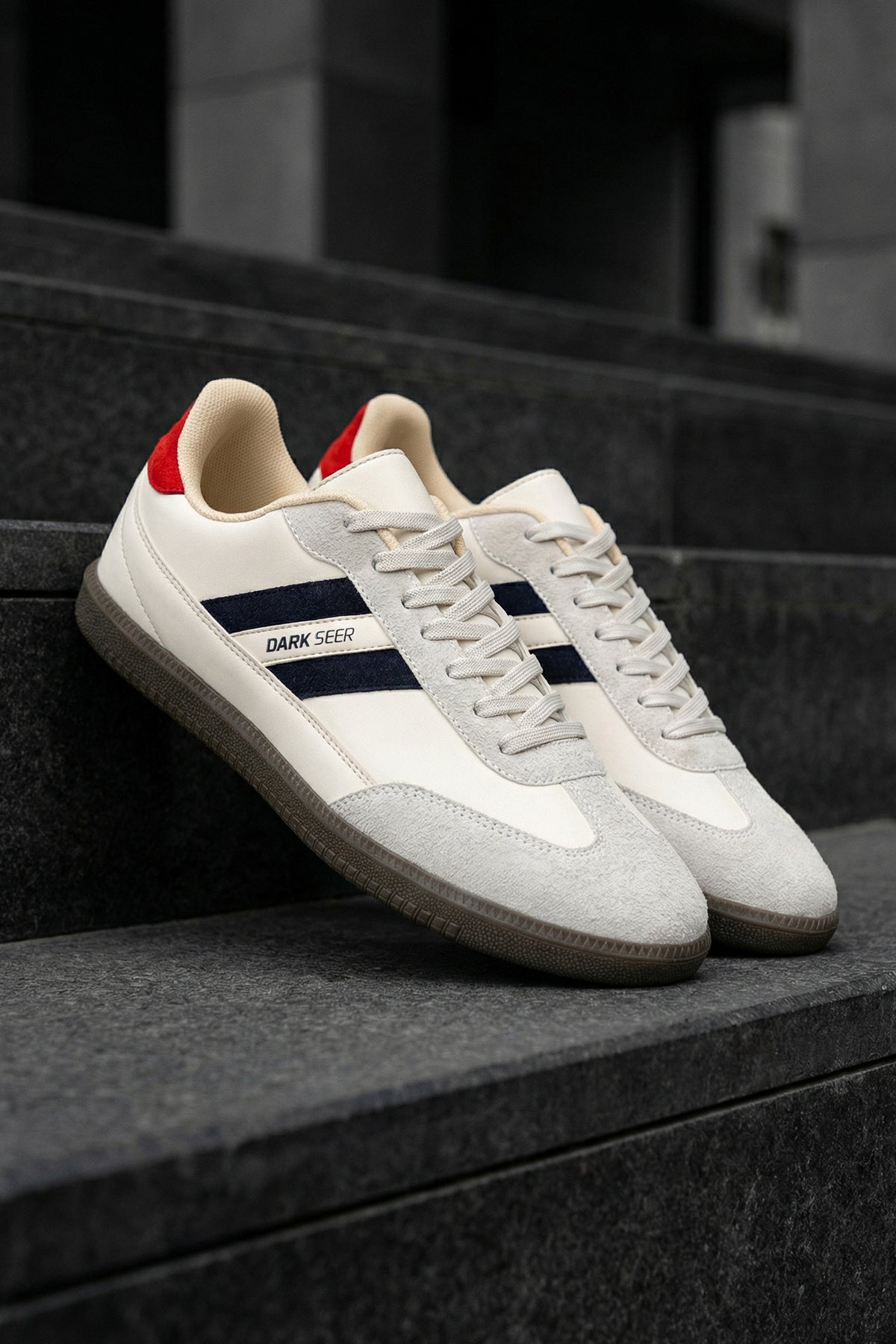 DS Satry Bej Lacivert Unisex Sneaker