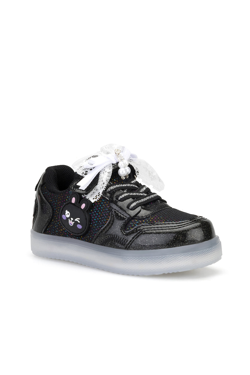 Çocuk Işıklı Sneaker Spor Ayakkabı 2026 - Kids DS Chen - Siyah