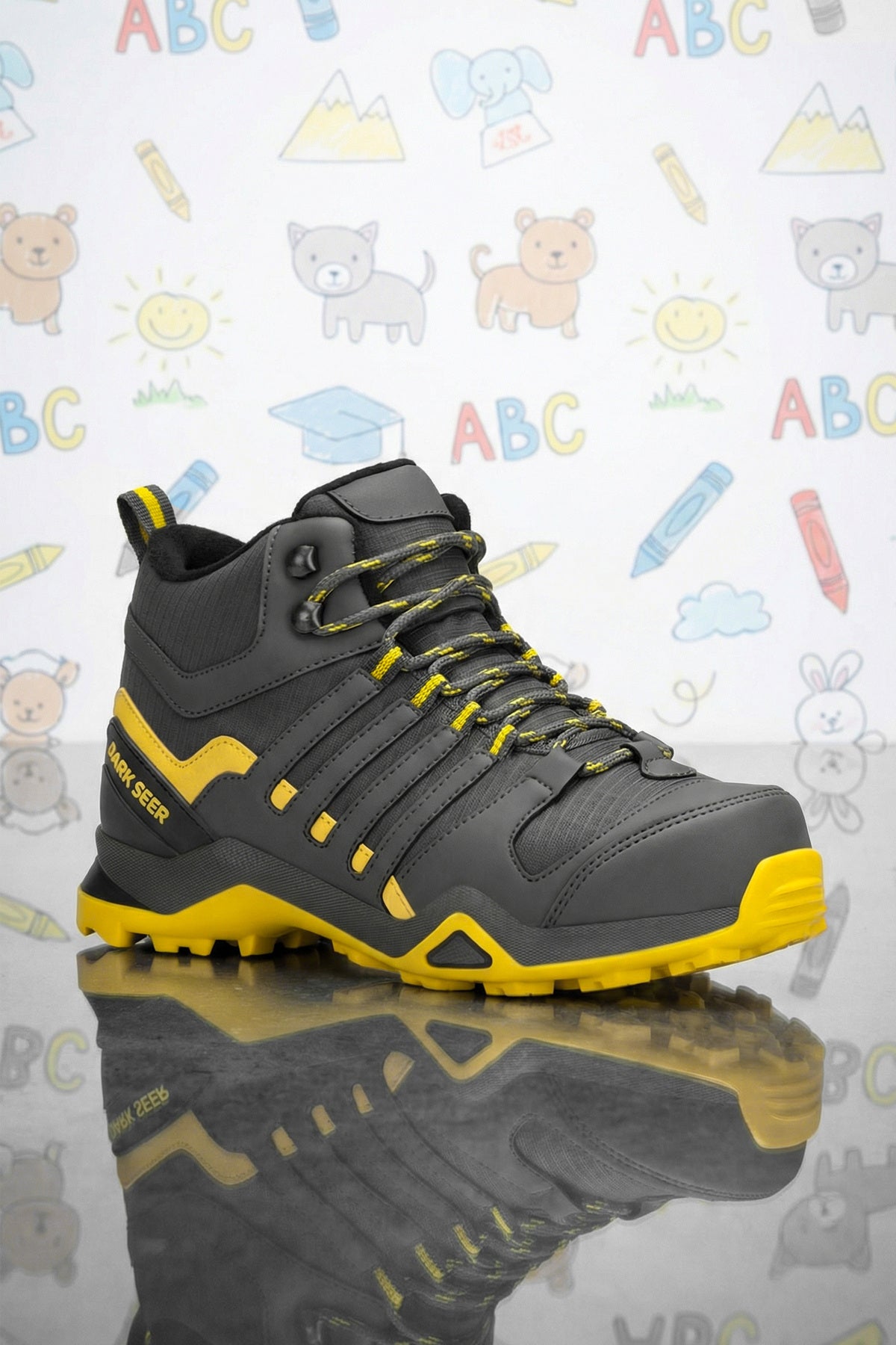 Kids DS Montana Füme Çocuk Outdoor Trekking Günlük Bot