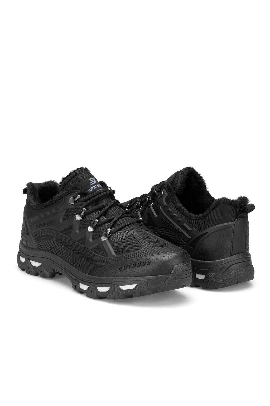 Siyah Gri Unisex Outdoor Trekking Bot