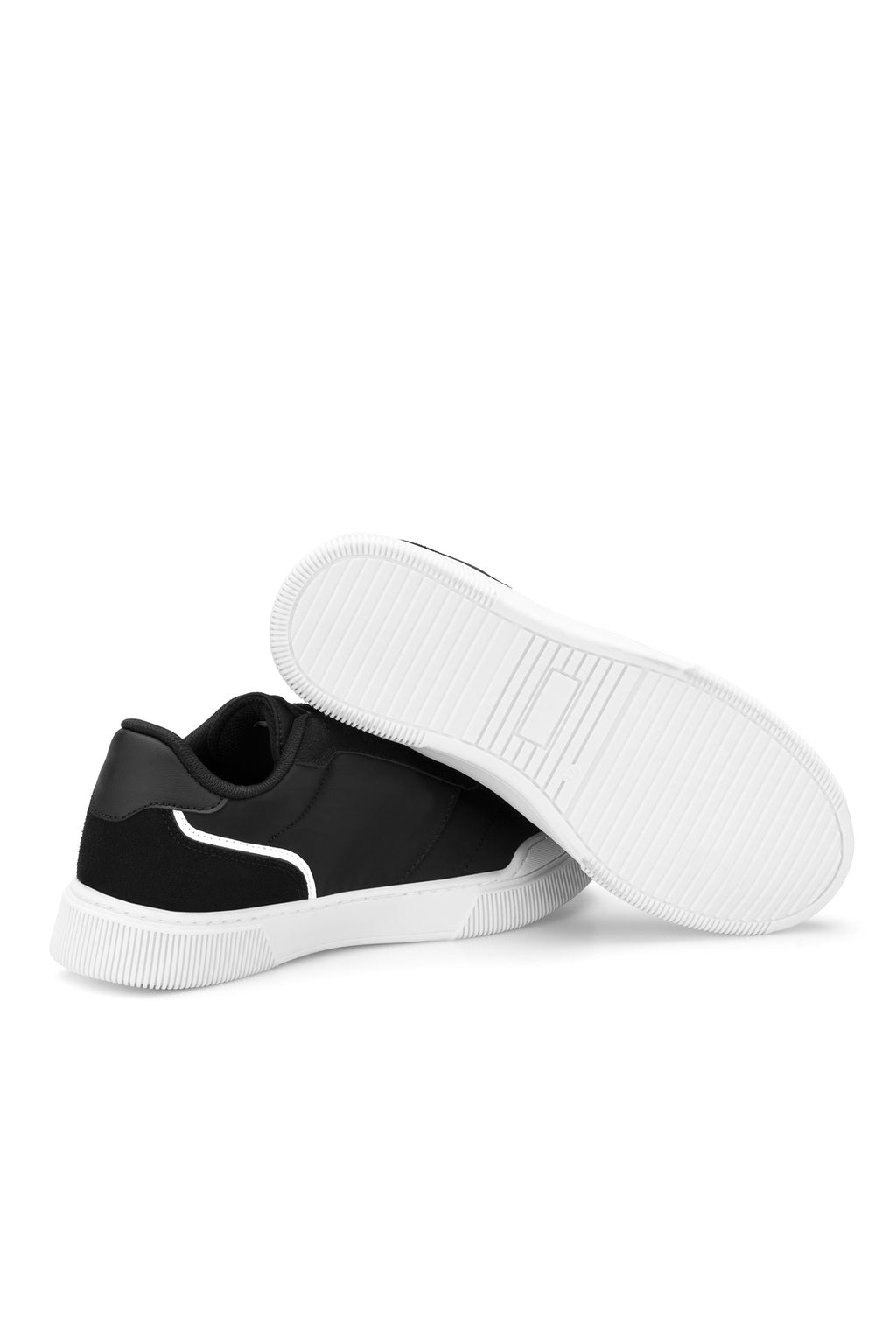 DS Midas Siyah Beyaz Erkek Sneaker Günlük Spor Ayakkkabı