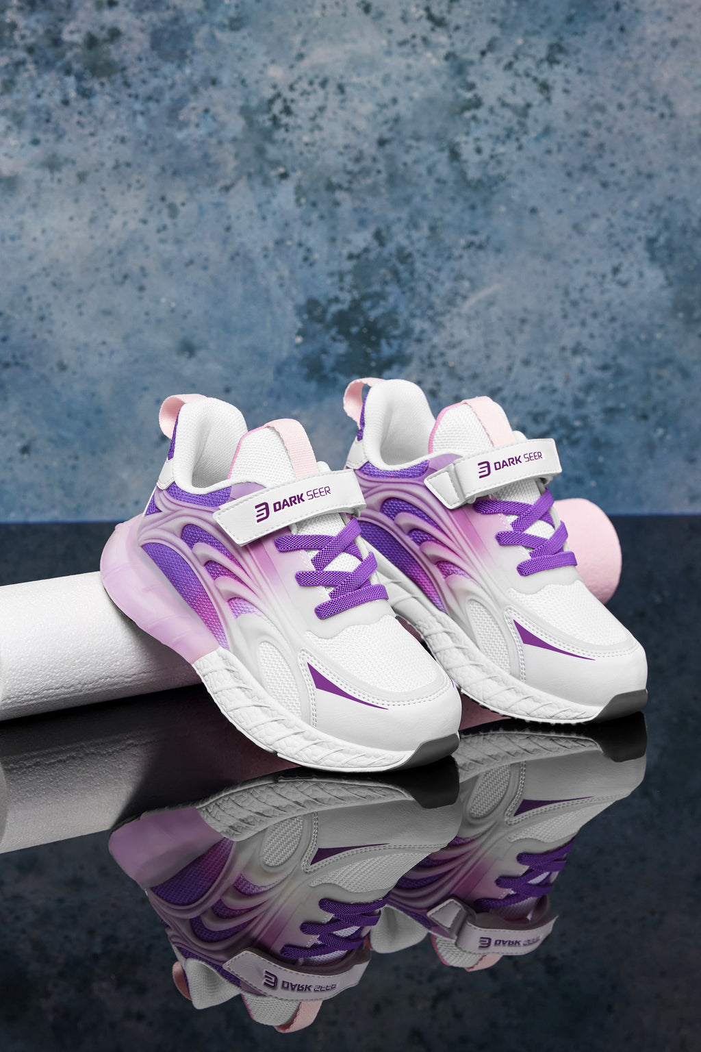 Çocuk Sneaker Spor Ayakkabı 2026 - DS Mithril - Beyaz Mor
