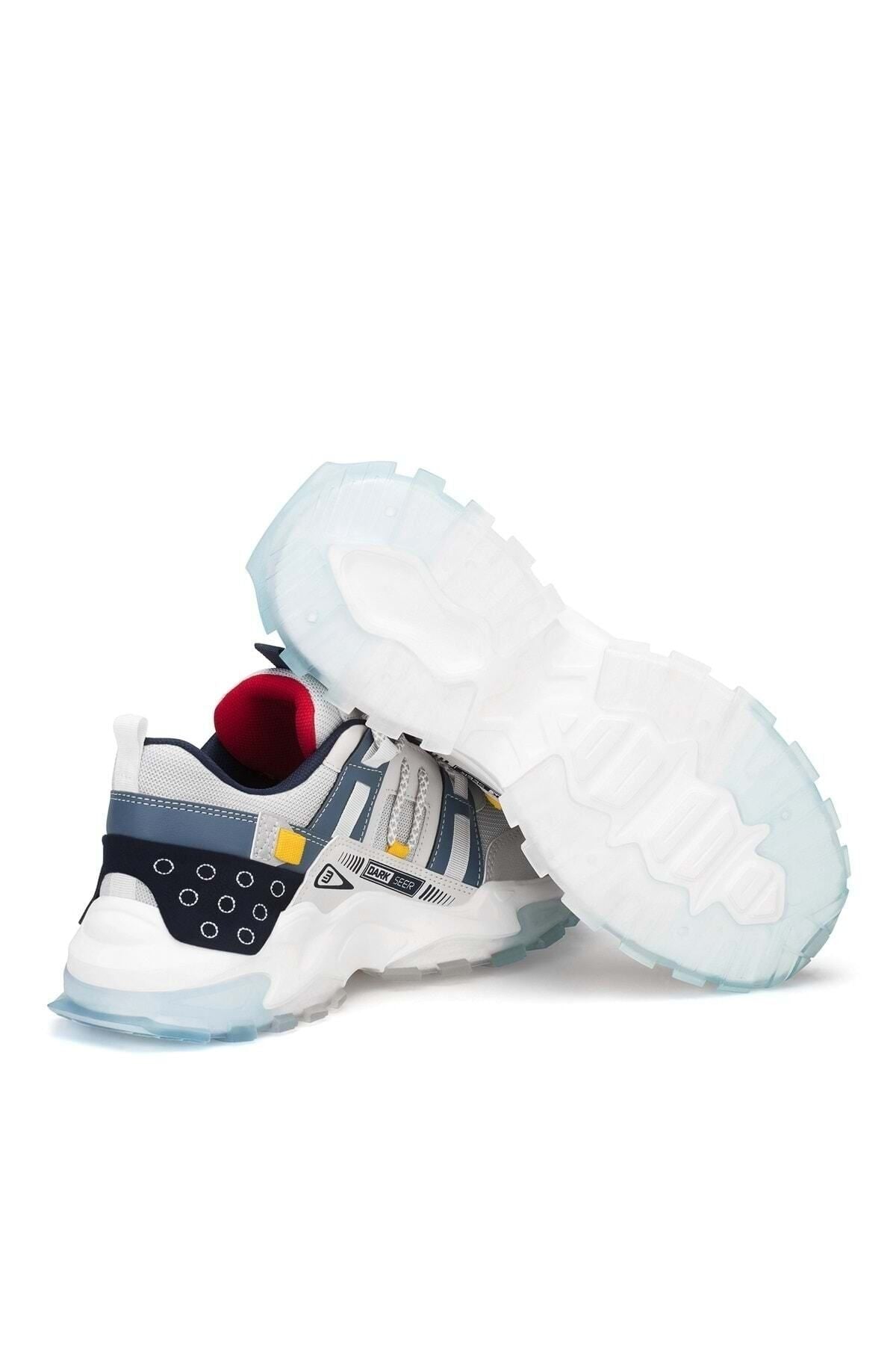 Erkek Sneaker Spor Ayakkabı 2026 - DS Albers - Beyaz Mavi