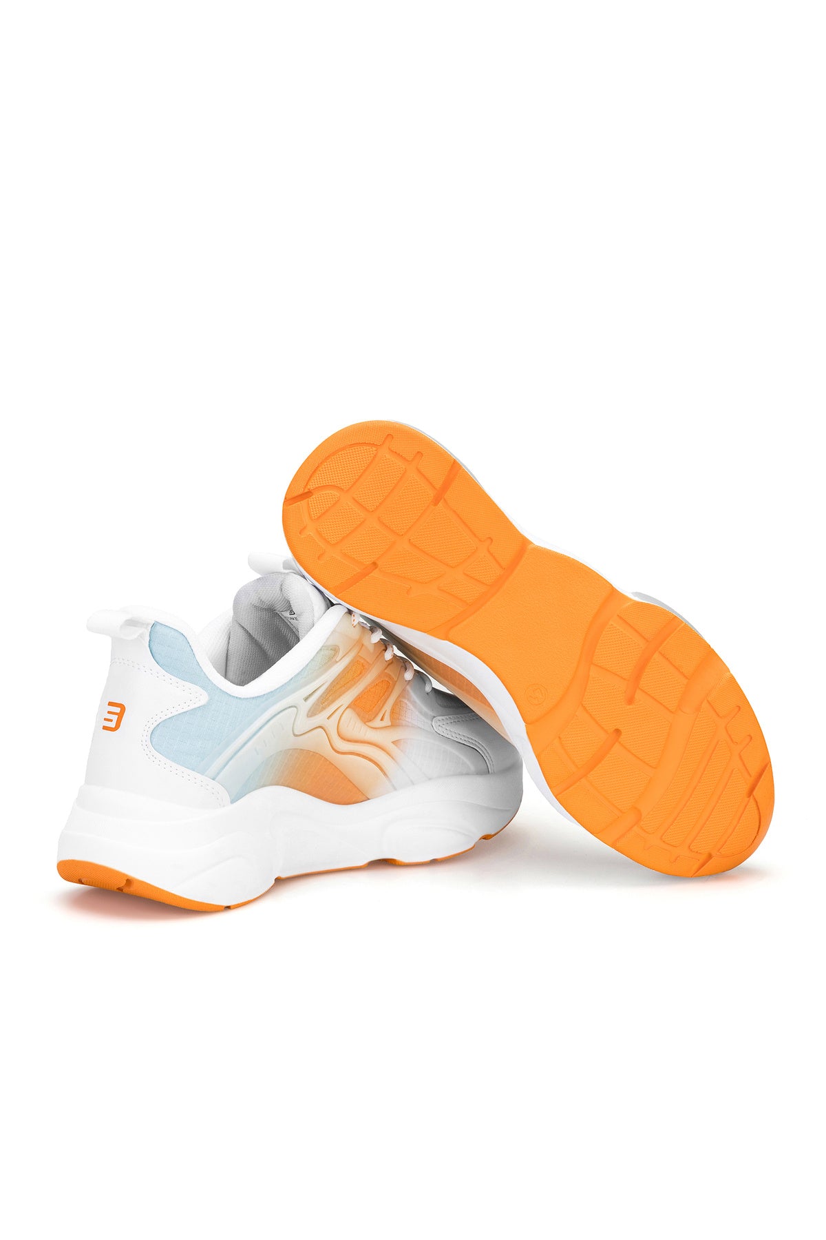 DS STORM Beyaz Turuncu Mavi Unisex Sneaker