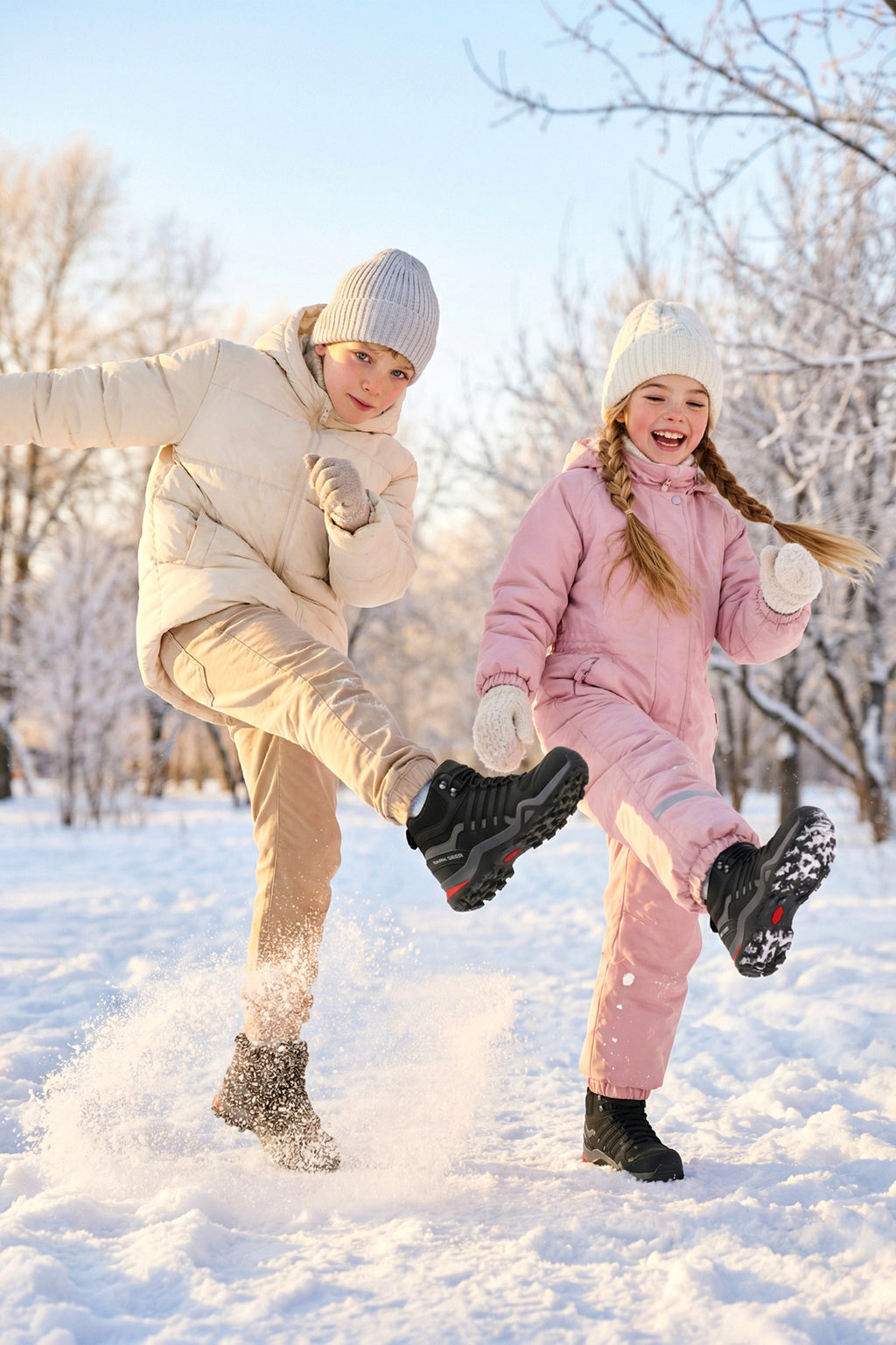 Kids DS Montana Siyah Çocuk Outdoor Trekking Günlük Bot