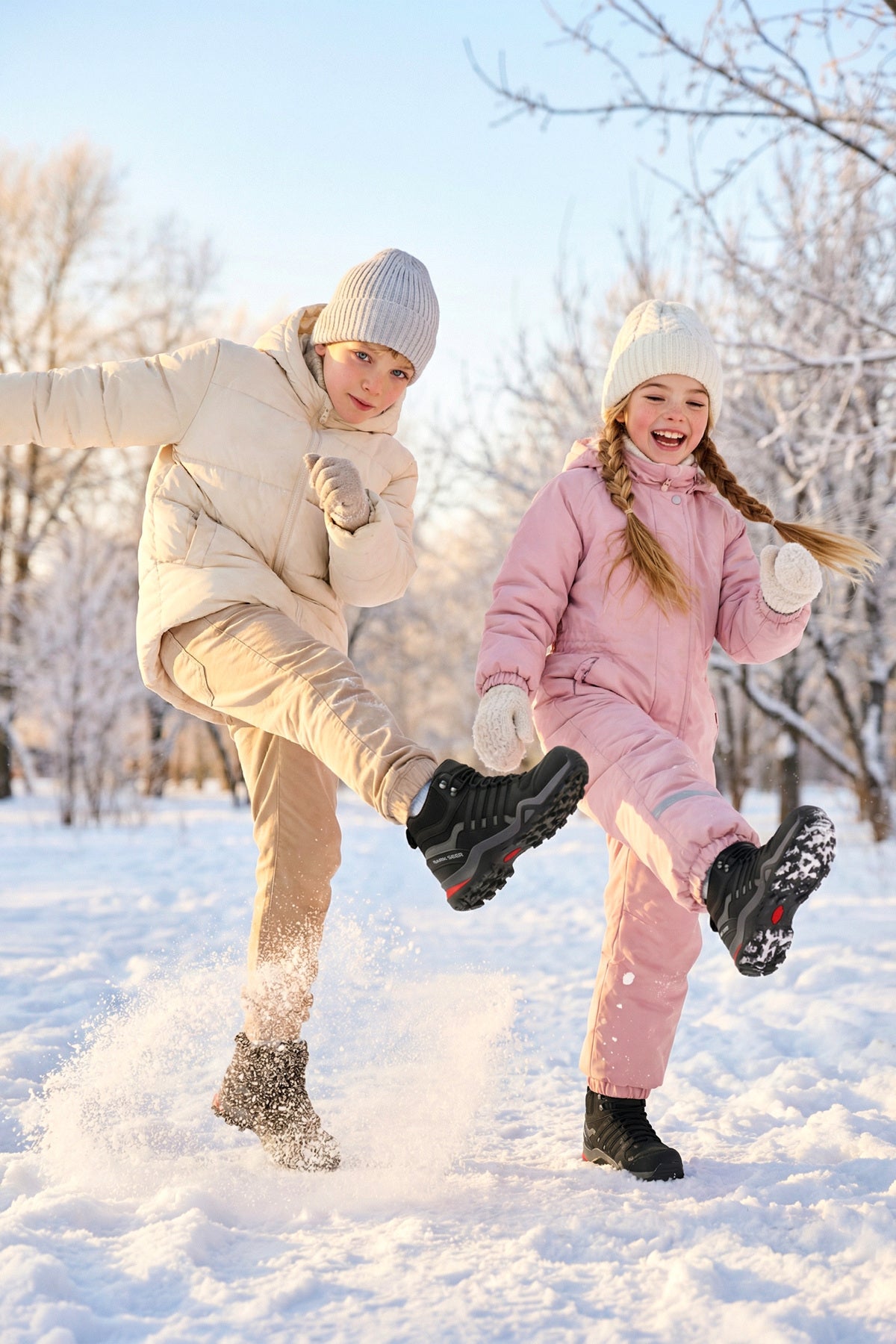 Kids DS Montana Siyah Çocuk Outdoor Trekking Günlük Bot