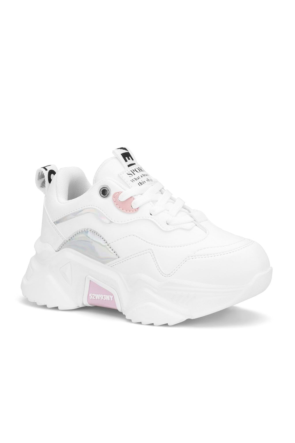 Kids DS 2110 Beyaz Pudra Çocuk Sneaker