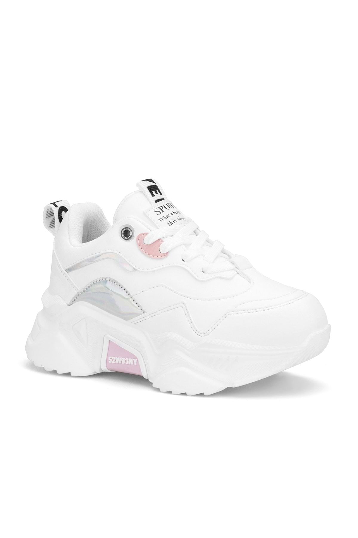 Kids DS 2110 Beyaz Pudra Çocuk Sneaker