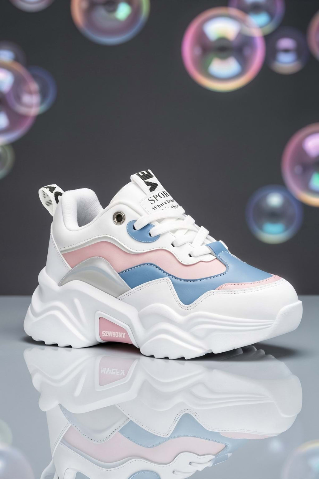 Kids DS 2110 Beyaz Mavi Çocuk Sneaker