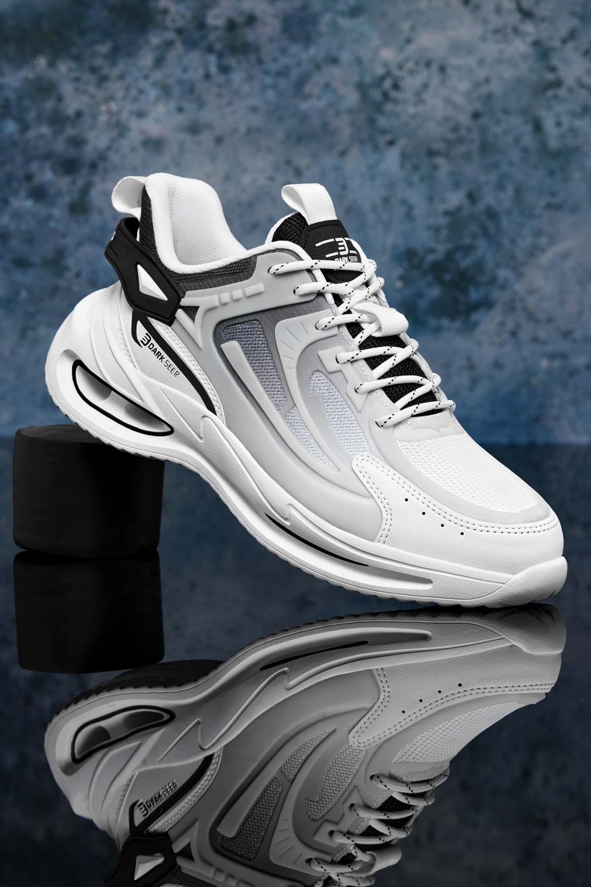 DS Enigma Beyaz Füme Siyah Erkek Sneaker