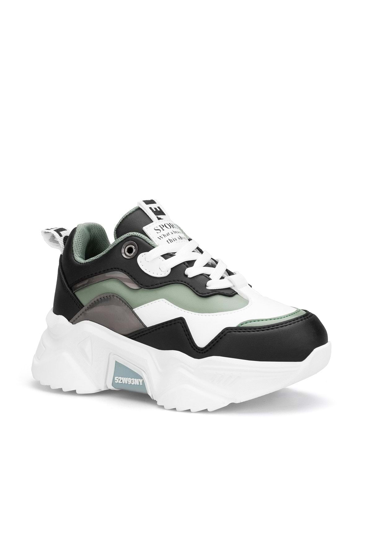 Kids DS 2110 Beyaz Siyah Çocuk Sneaker