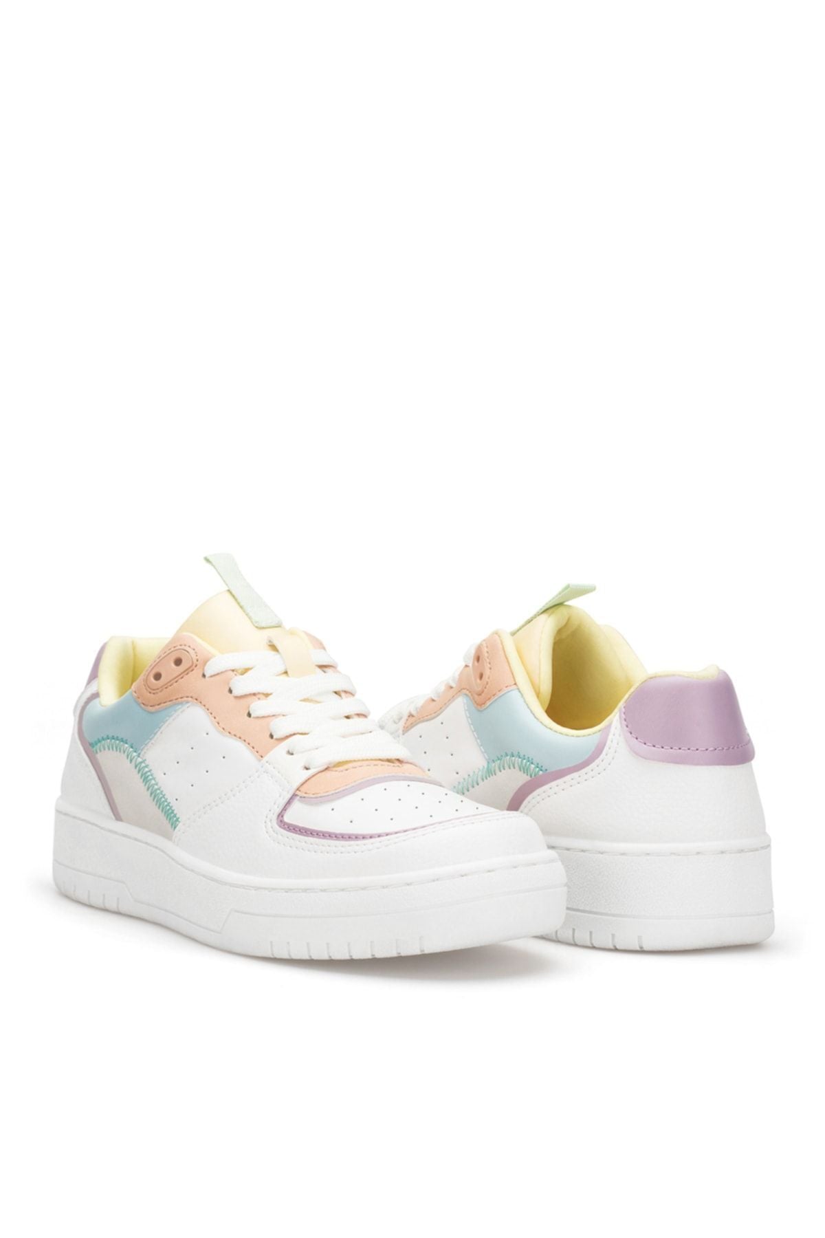 Ds Alley Beyaz Sarı Mavi Kadın Sneaker