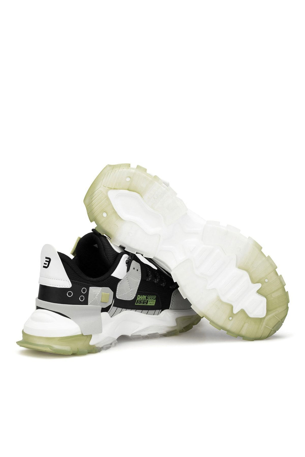 DS Nordes Siyah Yeşil Erkek Sneaker